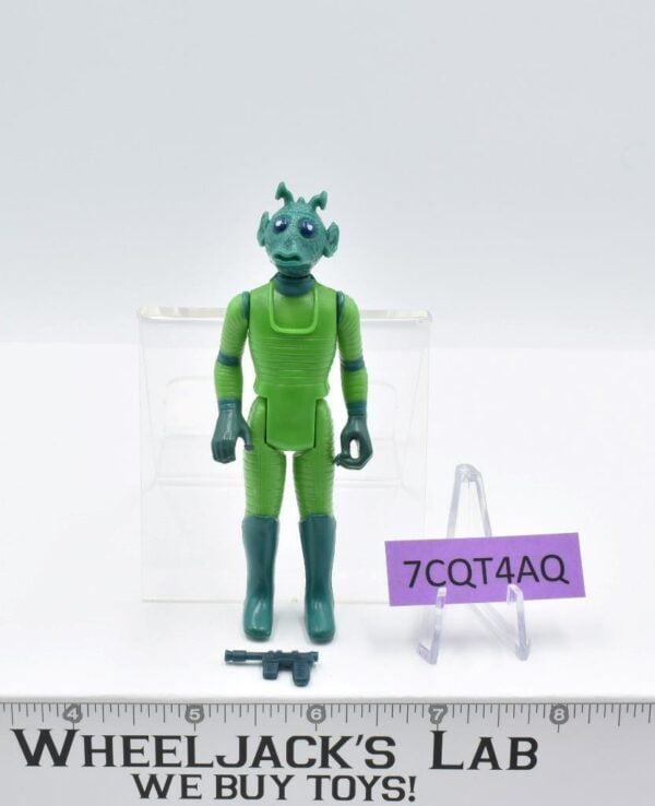 Greedo 100% Complete Star Wars 1978 Vintage Kenner Action Figure NO REPRO main image