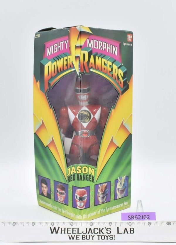 Jason Red Ranger 100% Complete MISB Mighty Morphin Power Rangers 1993 Bandai main image