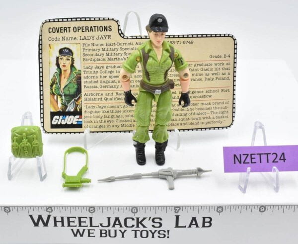 Lady Jaye V1 100% Complete G.I. Joe 1985 Hasbro Vintage Action Figure main image