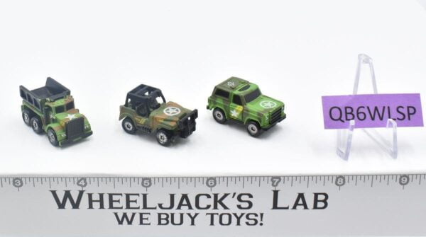 Lot of 3 Military/Army Vehicles 1988-89 Vintage Galoob Micro Machines main image