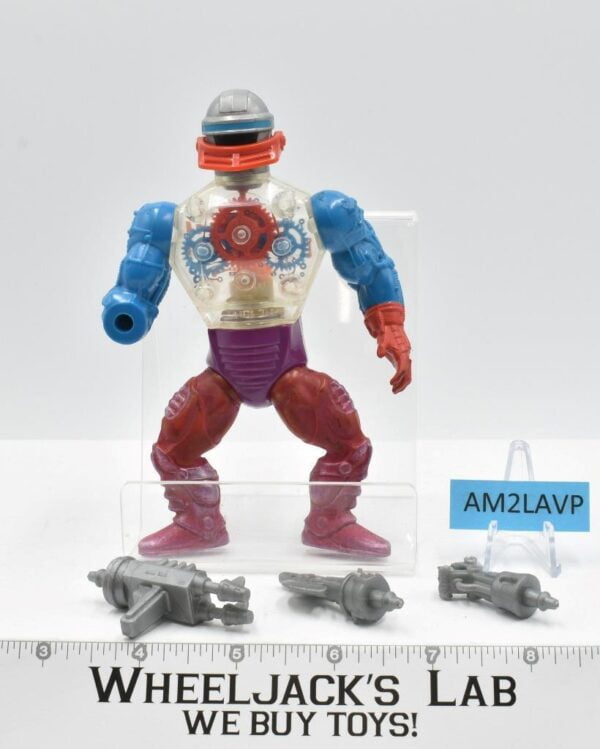 Roboto 100% Complete He-Man Masters of the Universe MOTU Vintage 1985 Mattel main image