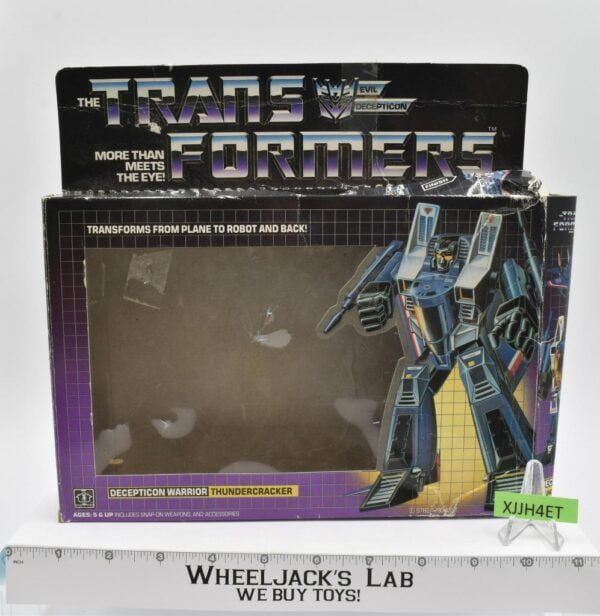 Thundercracker EMPTY BOX 1984 Vintage Hasbro G1 Transformers Action Figure main image