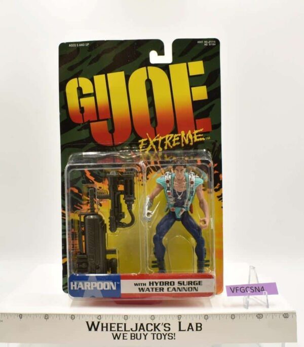 Harpoon GI Joe Extreme 1995 Hasbro Action Figure NEW MOSC SEALED main image