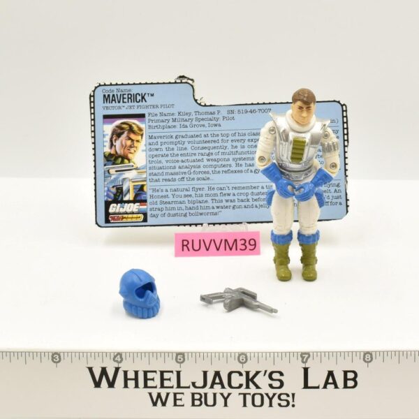 Maverick V1 100% Complete G.I. Joe 1987 Hasbro Vintage Action Figure main image