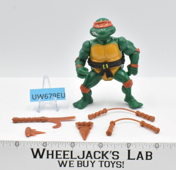 Michaelangelo HARD HEAD Teenage Mutant Ninja Turtle 1988 Playmates Action Figure main image