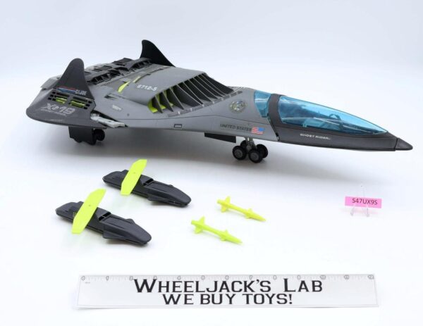 Phantom X-19 Stealth Fighter 100% Complete 1988 GI Joe Hasbro Vintage Vehicle main image