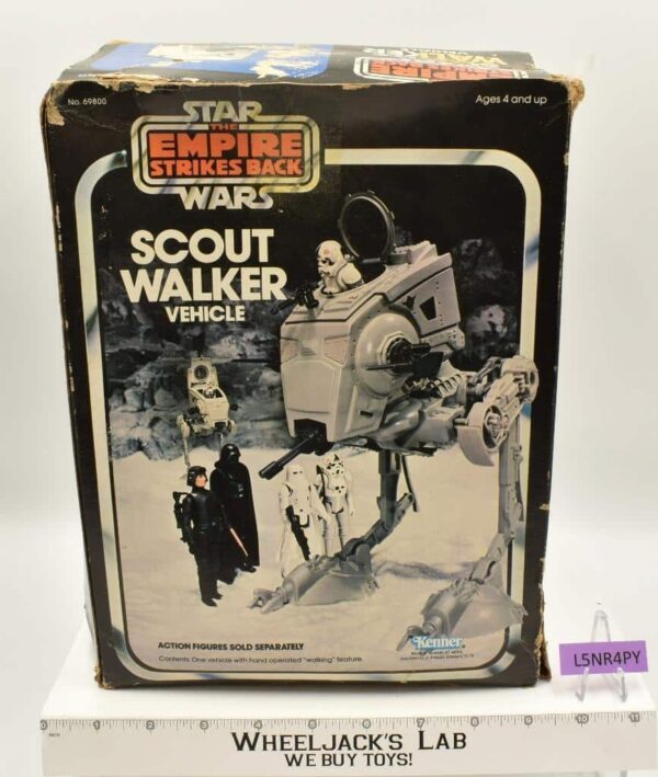 Scout Walker AT-ST 100% Complete W/Box Star Wars Return of the Jedi 1980 Kenner main image