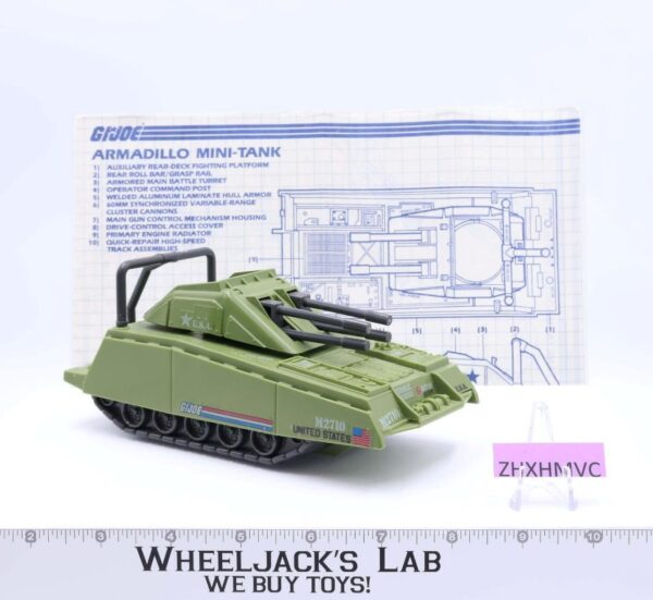 Armadillo 100% Complete GI Joe 1985 Vintage Action Figure Vehicle main image