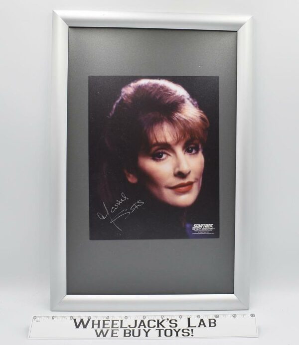 Counselor Deanna Troi Star Trek Next Gen. Marina Sirtis AUTOGRAPHED Picture main image