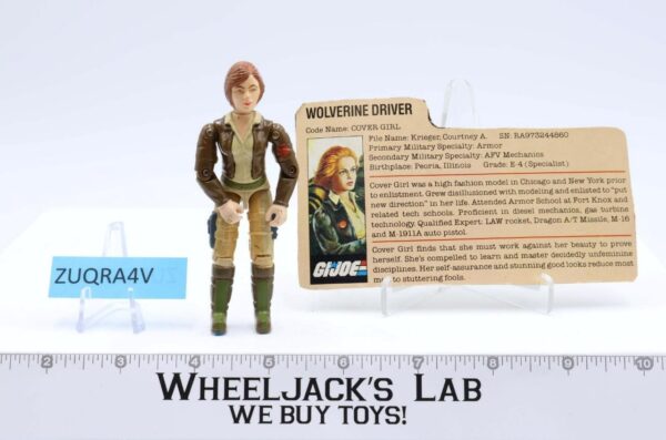 Cover Girl V1 100% Complete G.I. Joe 1983 Hasbro Vintage Action Figure main image