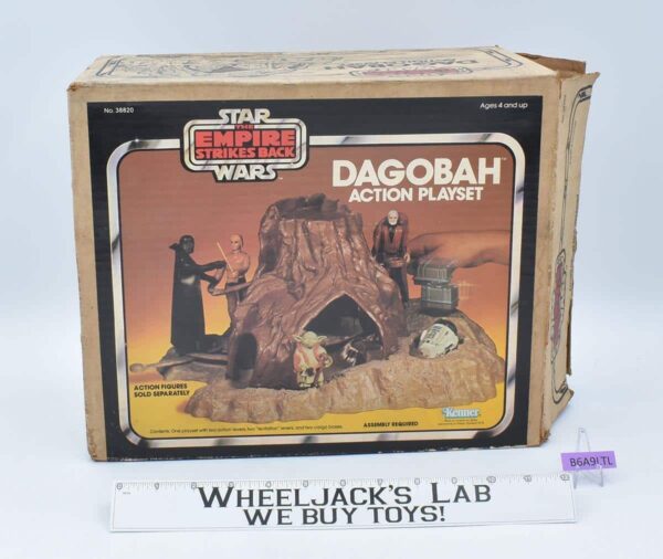 Dagobah Yoda’s Home Star Wars ESB 1981 Kenner Vintage Action Figure Playset main image