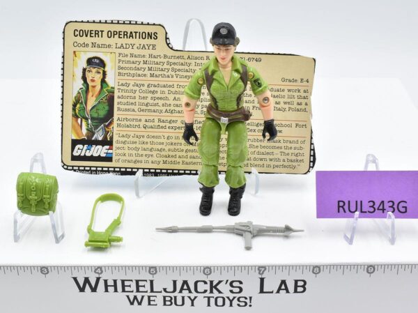 Lady Jaye V1 100% Complete G.I. Joe 1985 Hasbro Vintage Action Figure main image