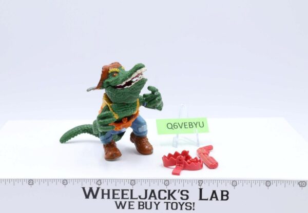 Leatherhead 100% Complete Teenage Mutant Ninja Turtle 1989 Playmates Vintage main image