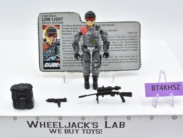 Low-Light V1 100% Complete G.I. Joe 1986 Hasbro Vintage Action Figure main image