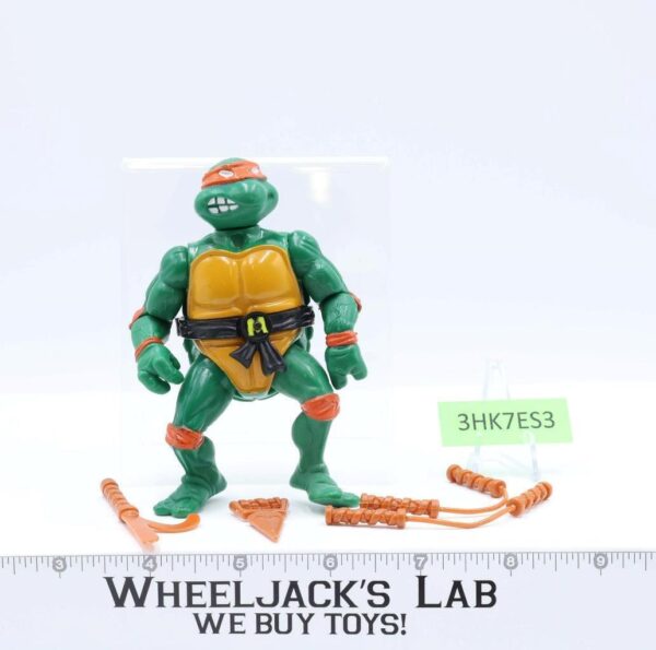 Michaelangelo HARD HEAD Teenage Mutant Ninja Turtle 1988 Playmates Action Figure main image