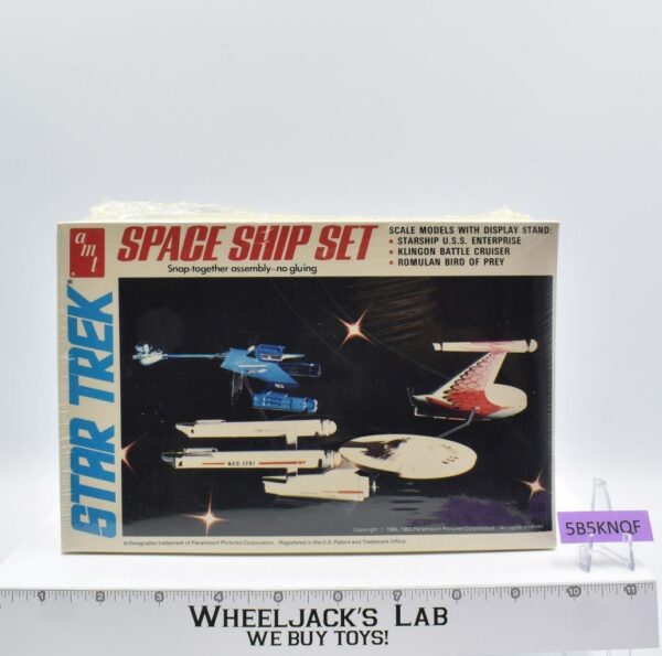 Space Ship Set Star Trek AMT 1983 Model Kit MISB Vintage main image