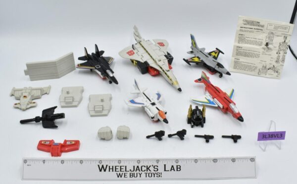 Superion Aerialbots Set 100% Complete Vintage 1986 G1 Transformers Hasbro main image