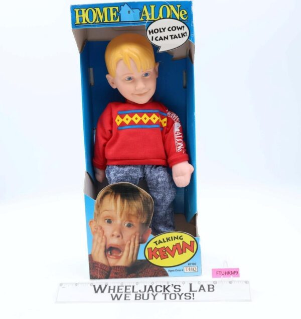 Talking Kevin Home Alone 17″ MIB 1991 T-HQ Action Figure WORKS Vintage main image