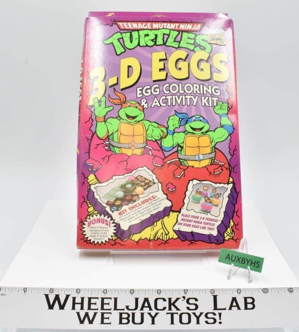 3-D Eggs Coloring Teenage Mutant Ninja Turtles 1994 Mello Smello NEW MIB main image