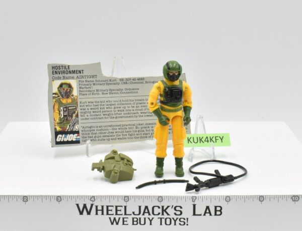 Airtight V1 100% Complete G.I. Joe 1985 Hasbro Vintage Action Figure main image