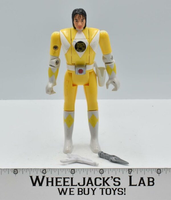 Auto Morphin Trini Yellow Ranger Mighty Morphin Power Rangers 1993 Bandai Figure main image