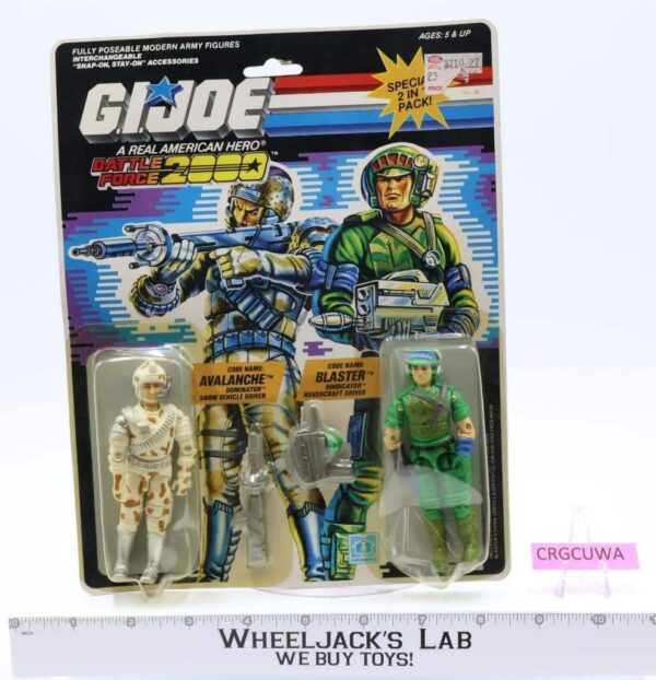 Avalanche & Blaster GI Joe Battle Force 1987 Hasbro Figure NEW MOSC SEALED main image