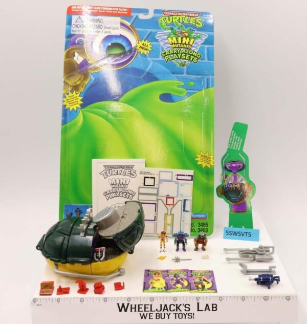 Carry Along Communicator Mini Mutants Playset 100% Complete TMNT 1995 Playmates main image