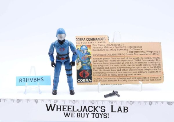 Cobra Commander V1.5 MAIL AWAY 100% Complete 1983 G.I. Joe Vintage Hasbro Figure main image