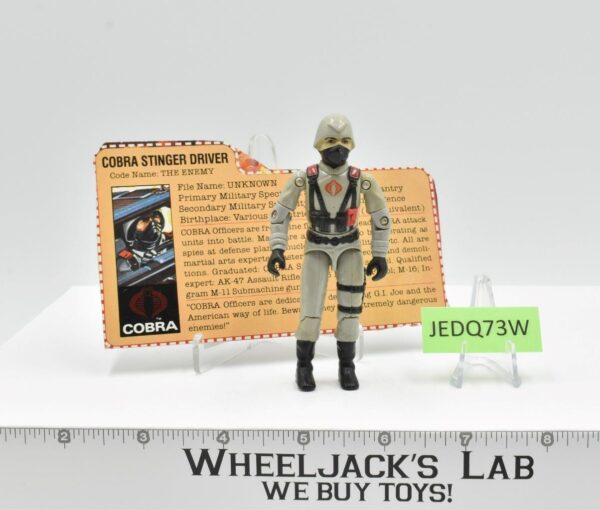 Cobra Stinger Driver V1 100% Complete G.I. Joe 1984 Hasbro Vintage Action Figure main image