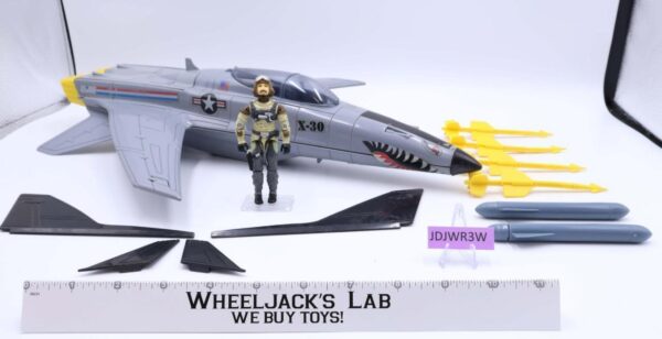 Conquest X-30 W/ Slip-Stream 100% Complete G.I. Joe 1986 Hasbro Figure Vehicle main image