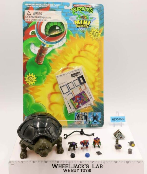 Donatello Sewer Hero Mini Mutants Playset 100% Complete TMNT 1995 Playmates main image