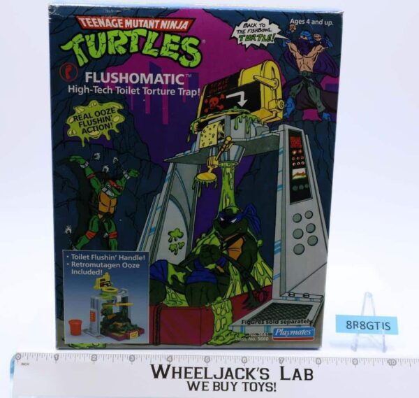 Flushomatic 100% Complete TMNT 1989 Playmates Action Figure Vehicle main image