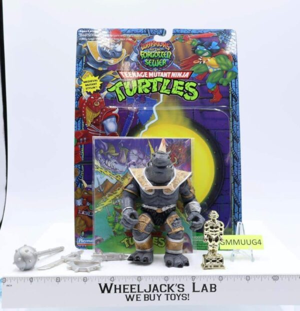 Gatekeeper Rocksteady Complete Warriors of the Forgotten Sewer TMNT Playmates main image