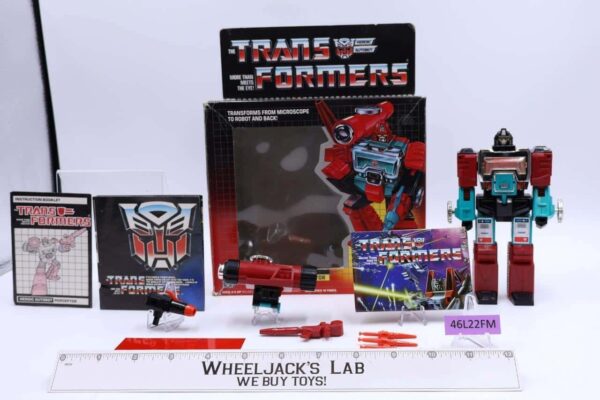 Perceptor NEAR MINT FIGURE Complete W/Box G1 Transformers 1985 Hasbro Vintage main image