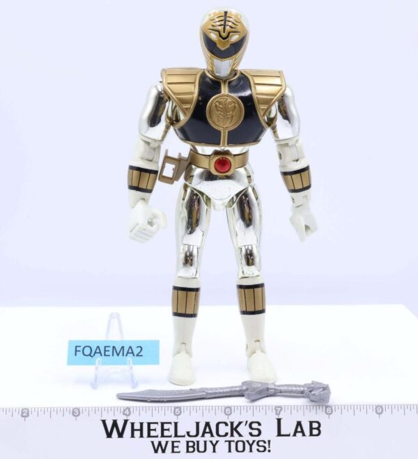 White Ranger Mighty Morphin Power Rangers 1993 8″ Bandai Action Figure main image