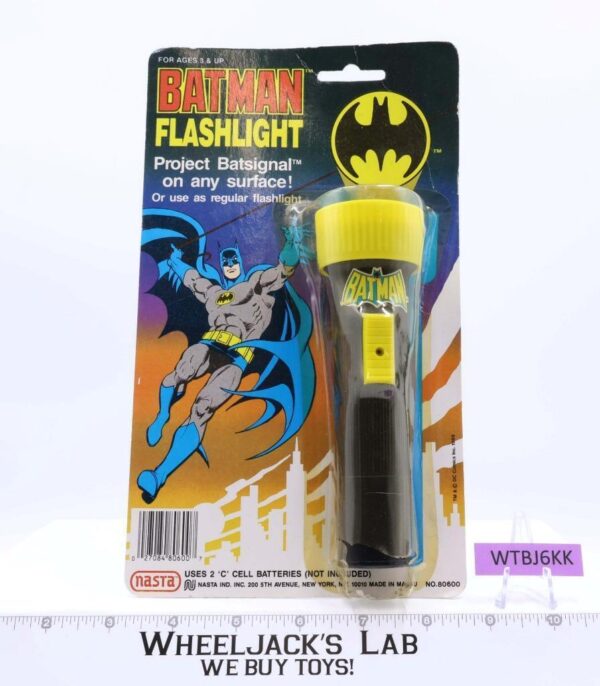 Batman Flashlight Bat Signal DC Comics 1989 Nasta NEW MOSC SEALED main image