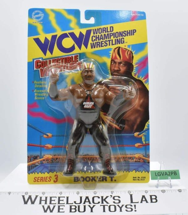 Booker T. Series 3 WCW Collectible Wrestlers MOSC The Original Toymakers 1994 main image