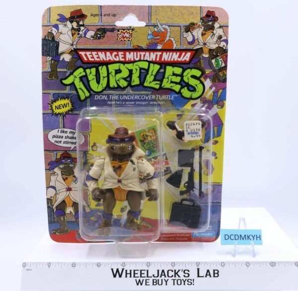 Don Undercover Turtle Teenage Mutant Ninja Turtles TMNT 1990 Playmates NEW MOSC main image