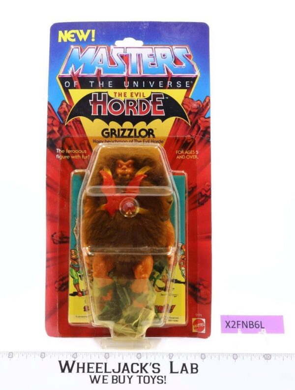 Grizzlor NEW MOSC 1985 Masters of the Universe MOTU Mattel Vintage Figure main image