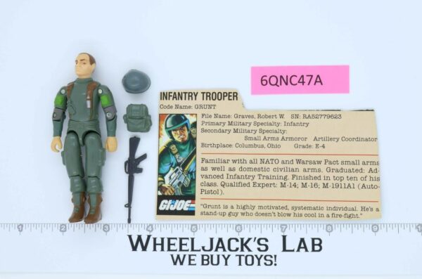 Grunt Swivel Arms V1.5 100% Complete 1982 G.I. Joe Hasbro Vintage Action Figure main image