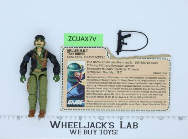 Heavy Metal V1 G.I. Joe 1985 Hasbro Vintage Action Figure main image