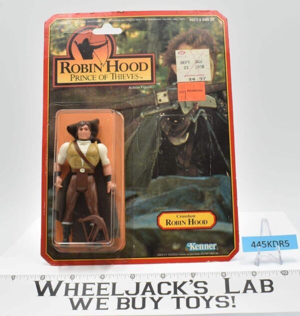 Robin Hood W/Crossbow Robin Hood Prince of Thieves 1991 Kenner MOSC NEW main image