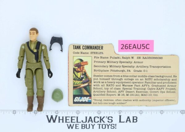 Steeler V1 Straight Arm G.I. Joe 1982 Hasbro Vintage Action Figure main image