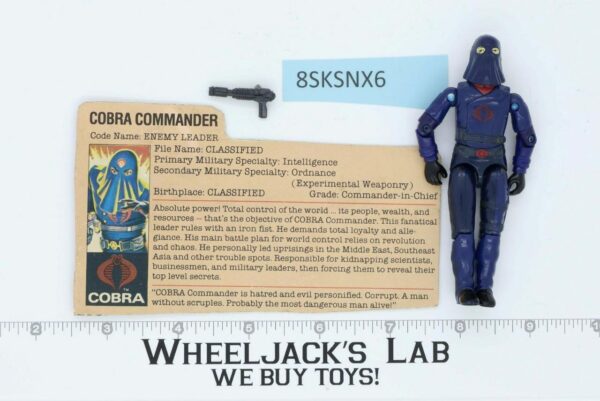 Cobra Commander V2 MAIL AWAY 100% Complete G.I. Joe 1984 Hasbro Vintage Figure main image