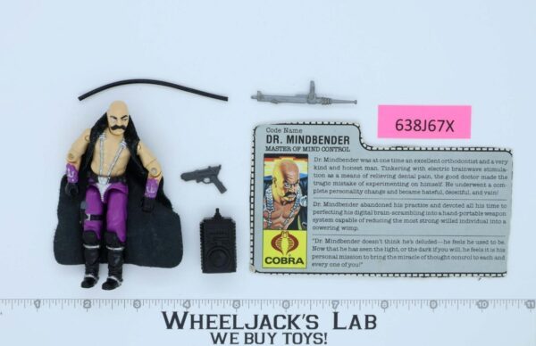 Dr. Mindbender V1 100% Complete G.I. Joe 1986 Hasbro Vintage Action Figure main image