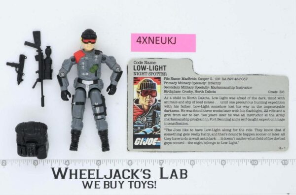 Low-Light V1 100% Complete G.I. Joe 1986 Hasbro Vintage Action Figure main image