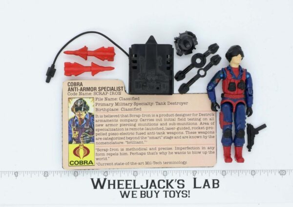 Scrap Iron V1 100% Complete G.I. Joe 1984 Hasbro Vintage Action Figure main image