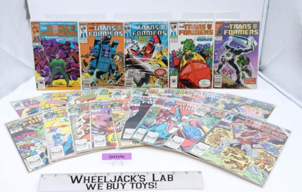 Transformers More than Meets the Eye #’s 25-50 Comic Books Marvel Comics 1980’s main image