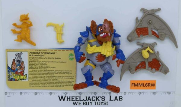 Wingnut & Screwloose 100% Complete Teenage Mutant Ninja Turtle 1990 Playmates main image