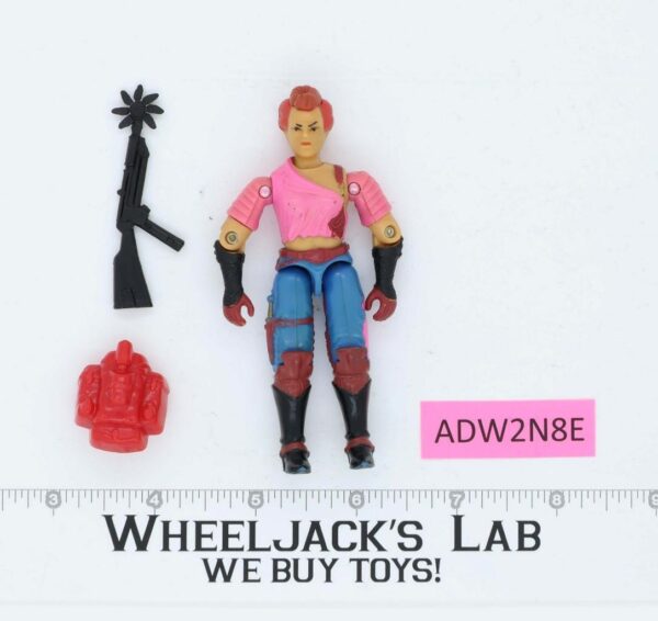 Zarana V1 100% Complete G.I. Joe 1986 Hasbro Vintage Action Figure main image